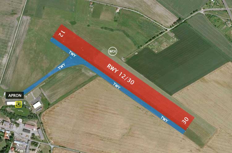 Aerodrome map